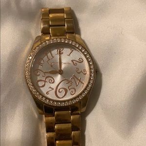 Gold Betsy Johnson Watch